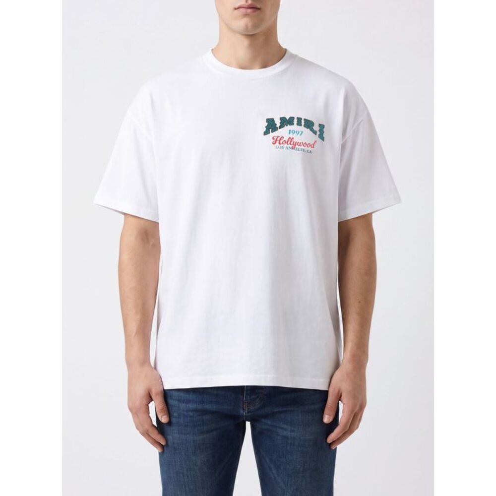 Amiri Men Amiri Relaxed Fit Cotton T-Shirt With Graphic And Logo Print
